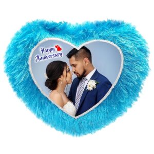 customized photo cushion pillow heart shape (pink) copy